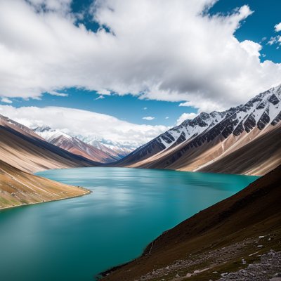 yamdrok lake, tibet, sacred lake, turquoise water, mountain landscape, snow-capped mountains, high altitude, untouched nature, cumulus clouds, mountain road, nature, tibetan plateau, scenery, water, natural beauty, blue sky, view, alpine scenery, natural wonder, tourist attraction