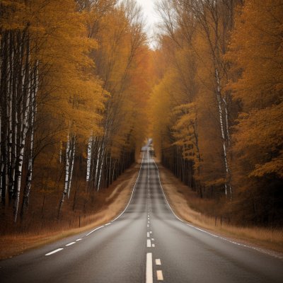 autumn, road, forest, highway, curve, loop, birch, trees, leaves, scenic, photography, landscape, route, autumn forest, nature, hiking, street, leaves underfoot, october, sunset