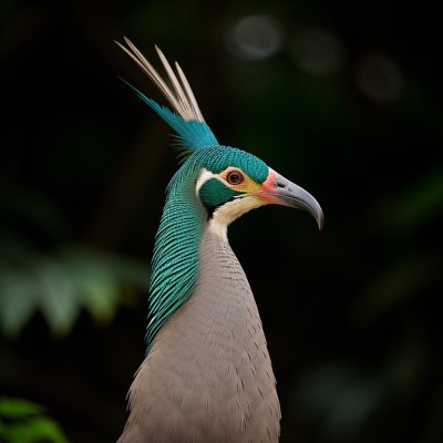 bird, wild bird, exotic bird, peahen, indonesian bird, nature, nature photography, wildlife photography, ornithology, avian, birdwatching, animals, tropical, plumage, feathers, white feathers, light source, beak