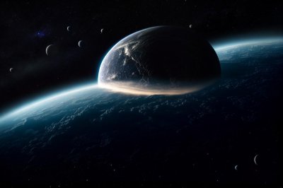 planet, sky, space, stars