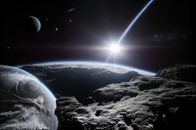 astronomy, light, planet, science, space, spacecraft, technology