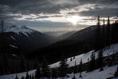 fz18, hdr, montana, nature, panasonic, qtpfsgui, dawn, hike, landscape, mountain, outdoors, sky, snow, sunset, travel