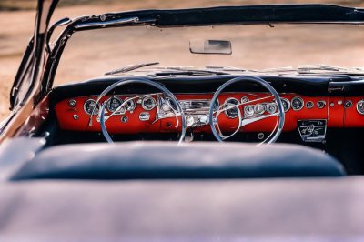mustang, retro, steering wheel, car, auto, drive, car wallpapers, oldcar, photography, musclecar