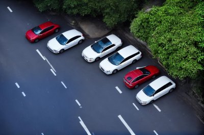 car, parking, street, car wallpapers, scenery, vietnam, aerial view