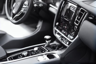 car, automotive, interior, console, dash, center, car wallpapers, shift, lever, black and white