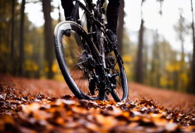 bicycle, cycling, fall, autumn, forest, nature, outdoors, sports, symbol, cycle, bike, cyclist, wheel, leisure time, move