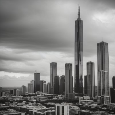 buildings, cityscape, architecture, tall, nature, tower, skyscrapers, modern, concretely, glass, cars, people, sky, urban, metropolis