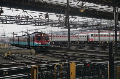 shin-osaka train station, station, tracks, rails, train, rail transport, transport, building, city, architecture, urban, cityscape, people, modern, osaka, osaka train station