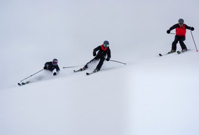 skiing, race, ski, sports, skiers, winter, snow, ski mountain, recreational activity, leisure, olympics, competition