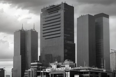 building, architecture, osaka, urban, skyscraper, facade, modern, design, reflection, glass, window, japan
