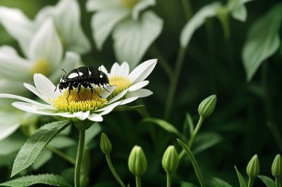 flower, beetle, insect, flower background, beautiful nature, nature background, nature, hd background, full hd wallpaper, flower wallpaper, hd wallpaper, beautiful flowers, desktop backgrounds, nature wallpaper