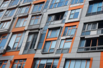 facade, window, architecture, glass, building, office building, skyscraper, structure