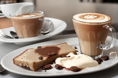 coffee, café, latte, cappuccino, espresso, barista, latte art, coffee beans, grinder, iced coffee, hot coffee, café interior, coffee shop, cozy café, coffee culture, breakfast, croissant, coffee lifestyle, caffeine, mug, coffee cup, takeaway coffee, americano, flat lay, cup, ai generated
