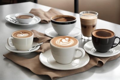 coffee, café, latte, cappuccino, espresso, barista, latte art, coffee beans, coffee cup, grinder, iced coffee, hot coffee, café interior, coffee shop, cozy café, coffee culture, breakfast, croissant, coffee lifestyle, caffeine, mug, takeaway coffee, americano, flat lay, cup, ai generated