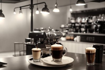 coffee, café, latte, cappuccino, espresso, barista, latte art, coffee beans, coffee cup, grinder, iced coffee, hot coffee, café interior, coffee shop, cozy café, coffee culture, breakfast, croissant, coffee lifestyle, caffeine, mug, takeaway coffee, americano, flat lay, cup, ai generated