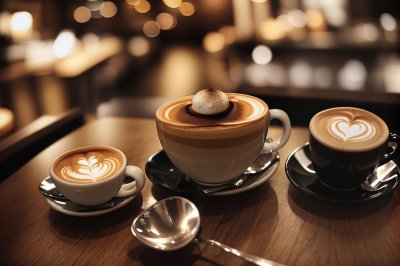 coffee, café, latte, cappuccino, espresso, barista, latte art, coffee beans, grinder, iced coffee, hot coffee, café interior, coffee shop, cozy café, coffee culture, coffee cup, breakfast, croissant, coffee lifestyle, caffeine, mug, takeaway coffee, americano, flat lay, cup, ai generated