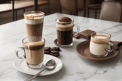 coffee, café, latte, cappuccino, espresso, barista, latte art, coffee beans, grinder, iced coffee, hot coffee, café interior, coffee shop, cozy café, coffee culture, breakfast, croissant, coffee lifestyle, caffeine, mug, coffee cup, takeaway coffee, americano, flat lay, cup, ai generated