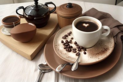 coffee, café, latte, cappuccino, espresso, barista, latte art, coffee beans, grinder, iced coffee, hot coffee, café interior, coffee shop, cozy café, coffee culture, coffee cup, breakfast, croissant, coffee lifestyle, caffeine, mug, takeaway coffee, americano, flat lay, cup, ai generated