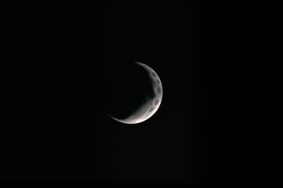 crescent moon, moon, night, nature, dark, sky, crescent, night sky, lunar, ramadan, luna, star, landscape, evening, astronomy, half moon