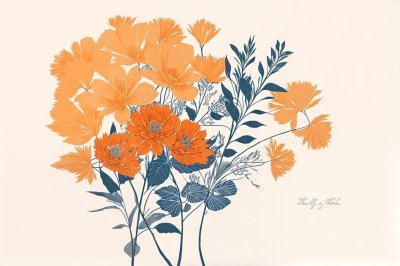 boho, nature, background, beautiful wallpaper, bohemian, leaves, drawing, botanical, boho style, poster, art, plants, retro, foliage