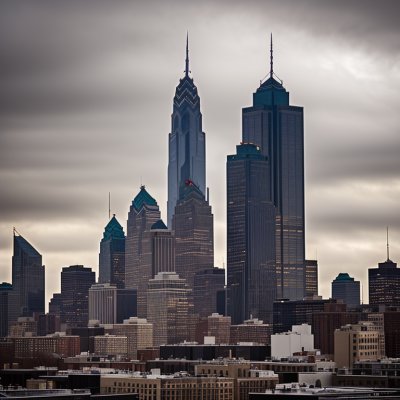 philadelphia, usa, skyscrapers, city, building, urban, cityscape, architecture, america, pennsylvania, skyline, panorama