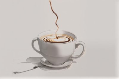 line drawing, background, drawing, coffee, drink, hot, minimalistic