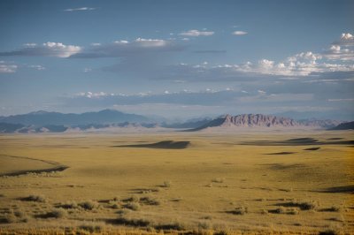 kazakhstan, grass landscape, hill, arid landscape, geology, natural space, open landscape, steppe, earth formation, expanse, ecology, nature, horizon, mountains, rock, dry vegetation, landscape, quiet, wilderness